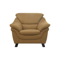 FOTEL - diófa színű, bőr (110/96/102cm) - Andante
