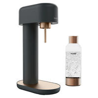 WASSERSPRUDLER RUBY 2 BLACK/COPPER  - Roségold/Schwarz, Basics, Metall (24/14/41cm) - mysoda