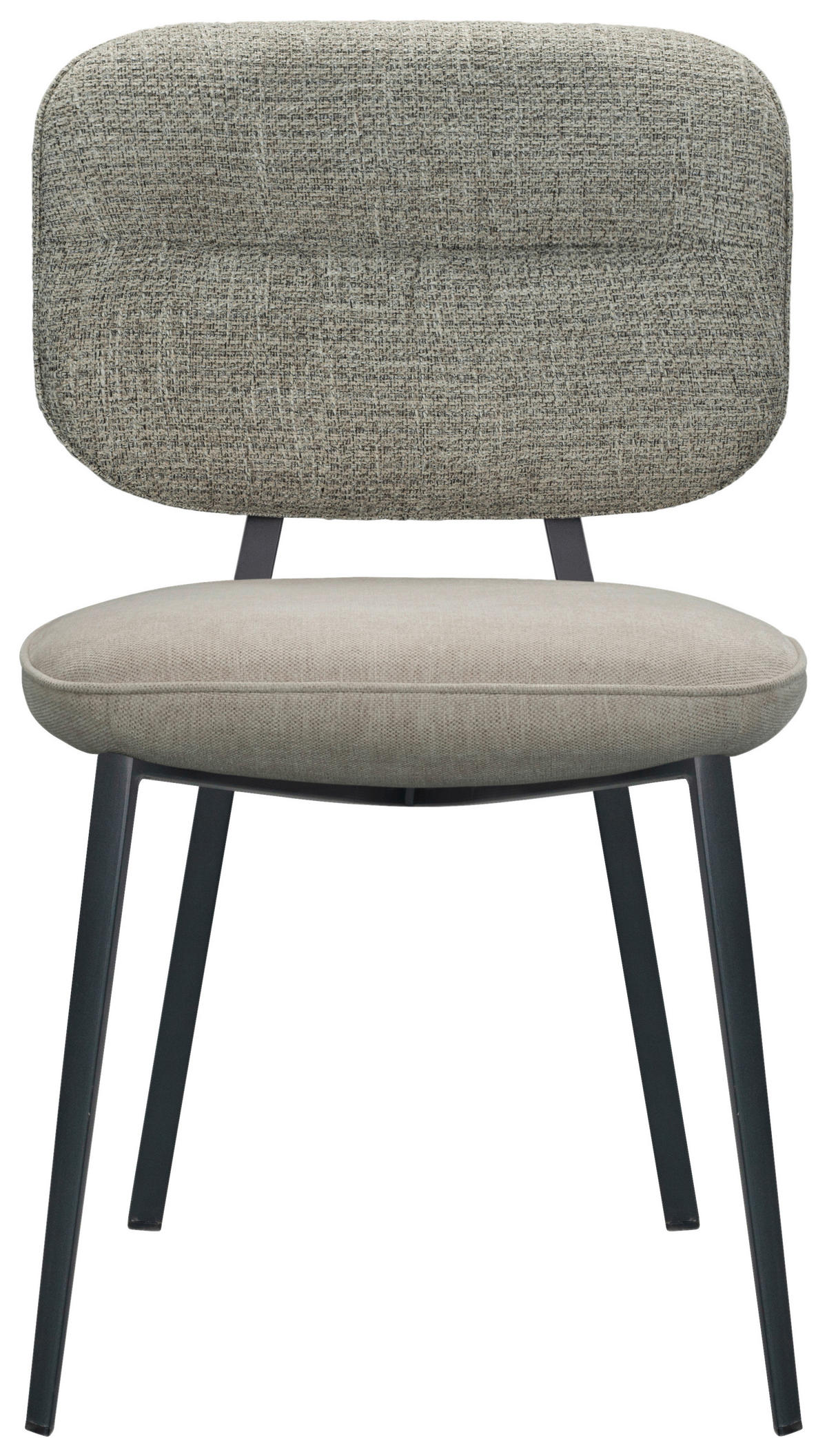 STUHL - Schwarz/Grau, Design, Textil/Metall (49/84/60cm) - Stylife