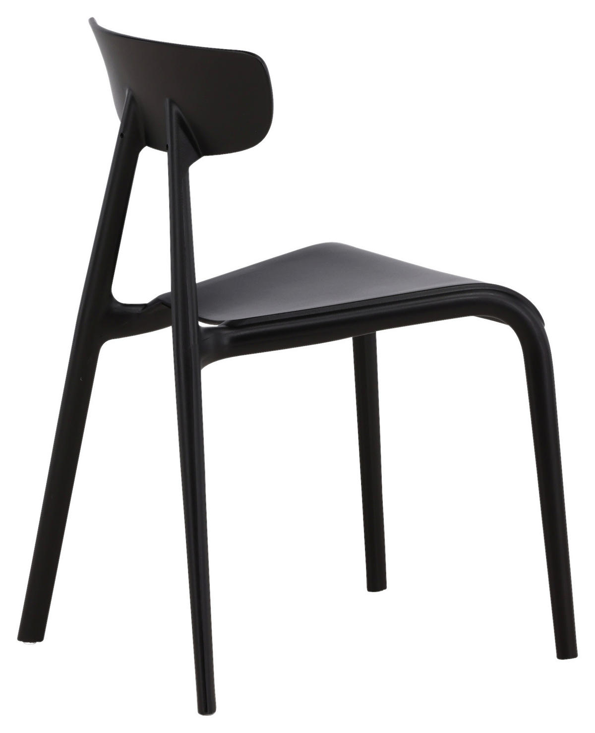 STOLSET slät  - svart, Design, plast (49/79.5/54cm) - Livetastic