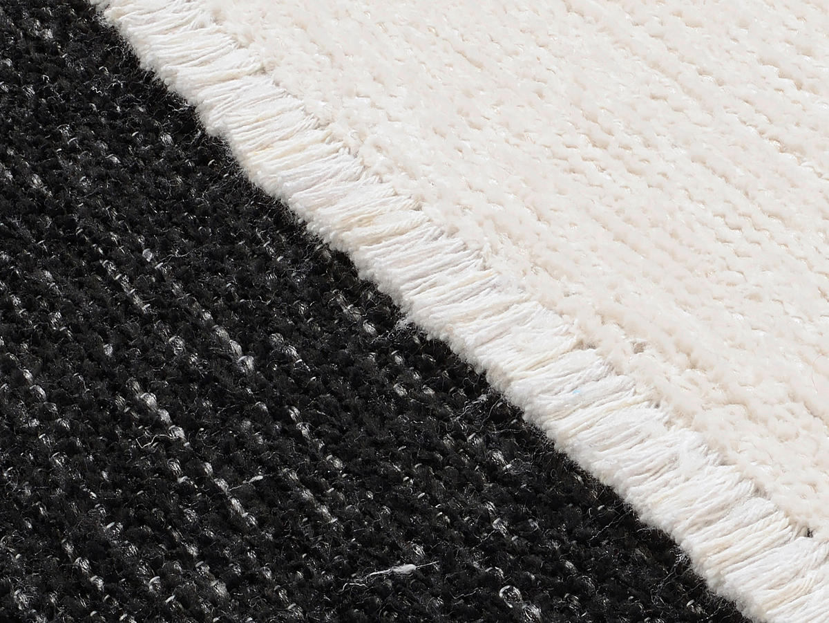 FLACHWEBETEPPICH 160/230 cm Schwarz  - Schwarz, Design, Textil (160/230cm) - Novel