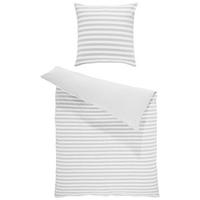 WENDEBETTWÄSCHE Jersey 200/200 cm  - Silberfarben, KONVENTIONELL, Textil (200/200cm) - Bio:Vio