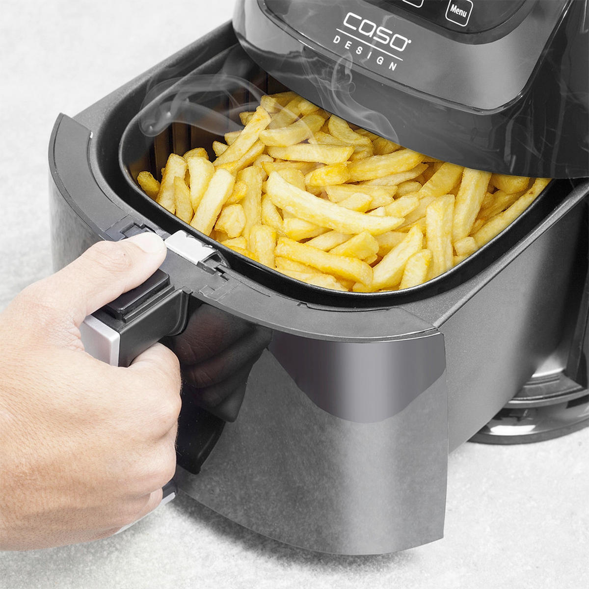 FRITEZA NA VRUĆI ZRAK  - crna, Basics, plastika (33,5/31,5/28cm) - CASO Design