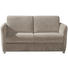 SCHLAFSOFA Taupe - Taupe/Chromfarben, KONVENTIONELL, Textil/Metall (142/88/99cm) - Carryhome SCHLAFSOFA Taupe - Taupe/Chromfarben, KONVENTIONELL, Textil/Metall (142/88/99cm) - Carryhome