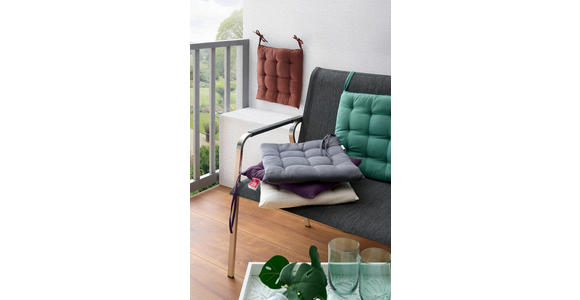 SITZKISSENSET  40/40 cm   - Weiß, Basics, Textil (40/40cm) - Boxxx