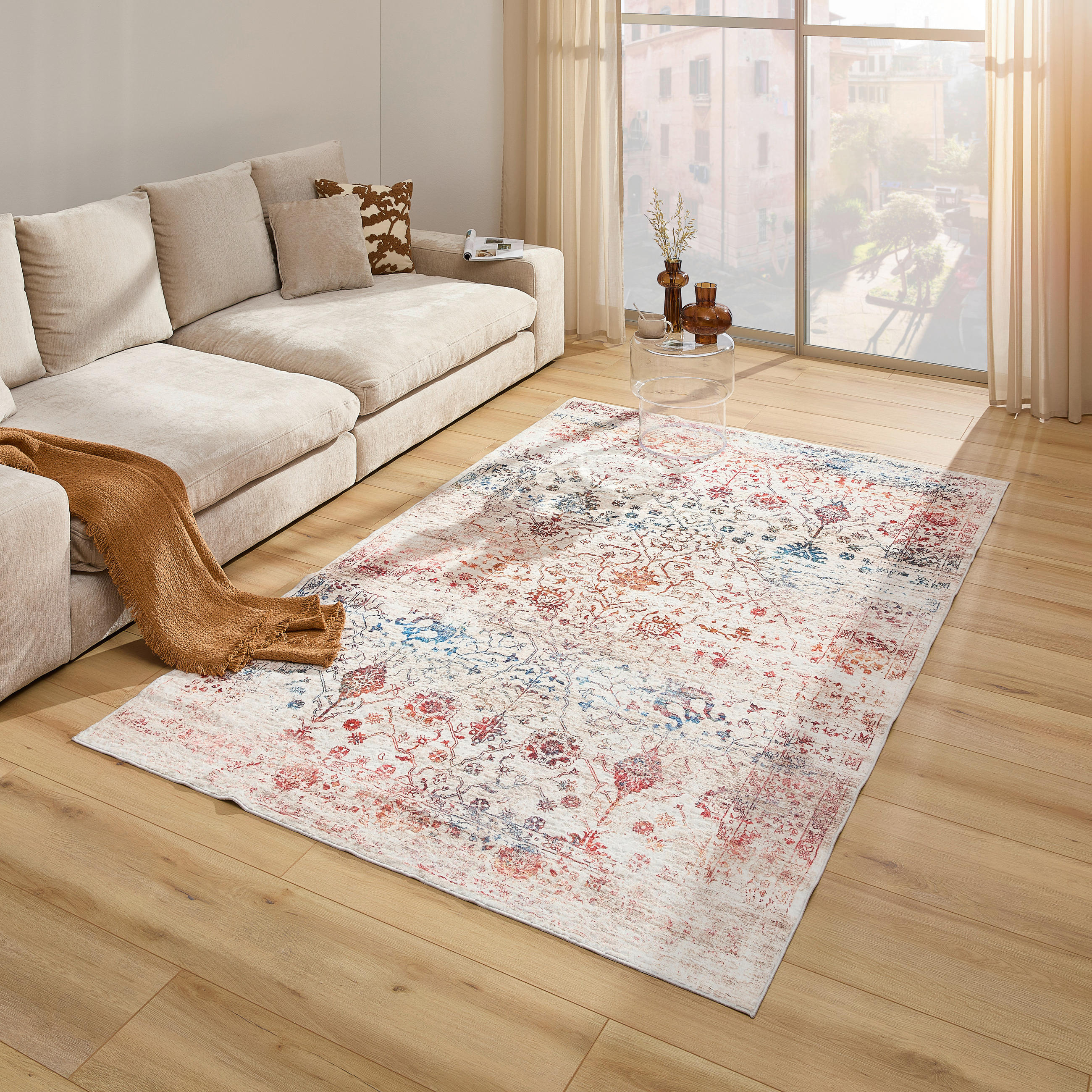 VINTAGE-TEPPICH 190/290 cm Multicolor  - Multicolor, Textil (190/290cm) - Novel