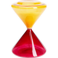 SANDUHR  Orange, Rot  - Rot/Orange, Basics, Glas (12/18/12cm) - Kare-Design