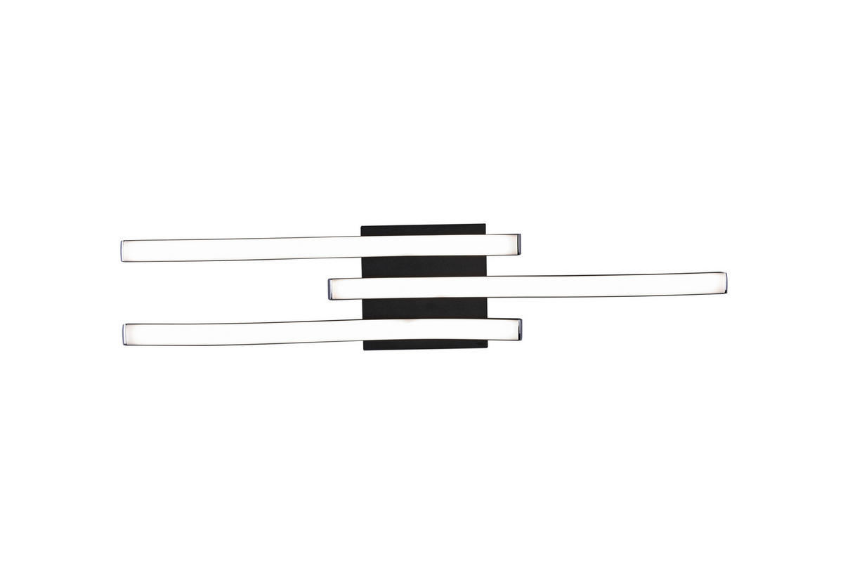 LED PLAFONJERA Route  - bela/crna, Trendi, metal/plastika (56/7/12cm)