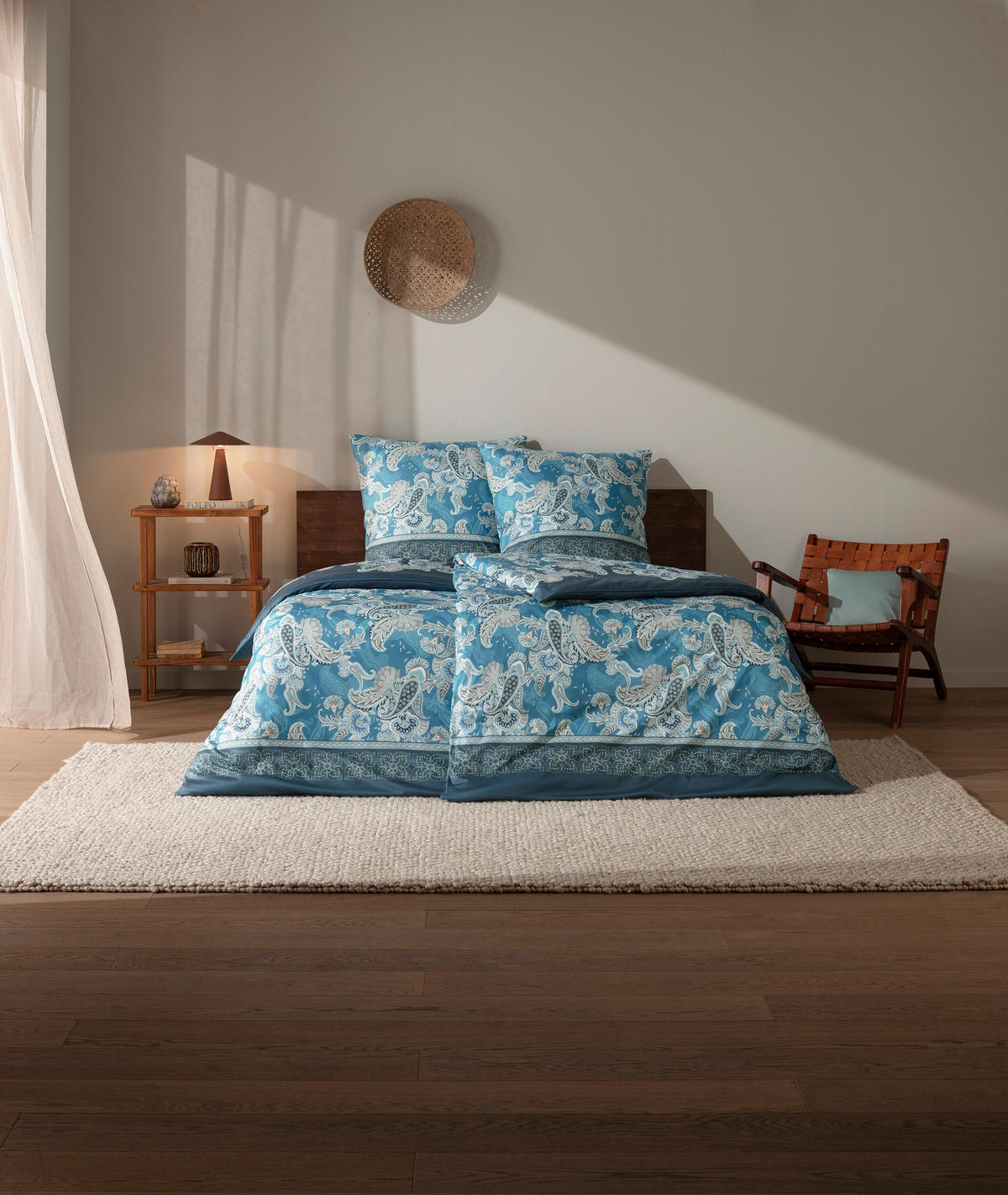 BETTWÄSCHE 2-teilig Atelier Interlock-Jersey 135/200 cm  - Dunkelblau, Design, Textil (135/200cm) - Estella