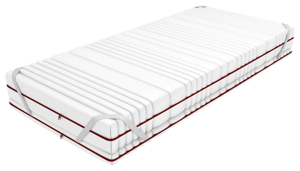 MATRATZENSET 100/200 cm  - Weiß, Basics, Textil (100/200cm) - Chameo