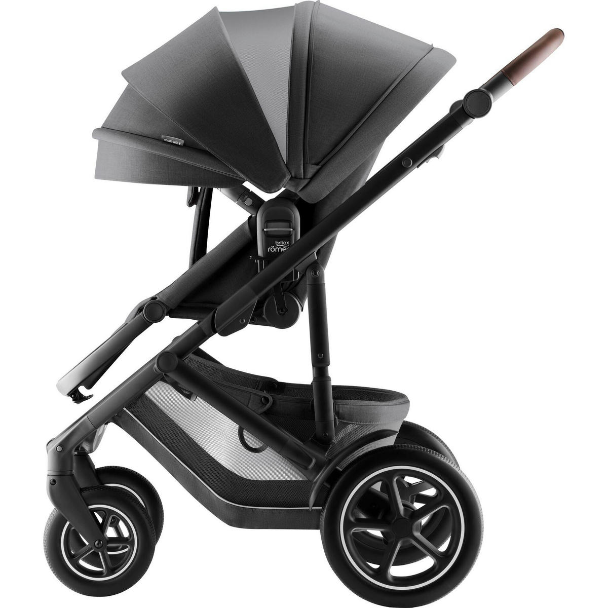 KINDERWAGEN  Smile 5Z  Mineral Grey  - Grau, Basics, Textil/Metall (57/112/97.7cm) - Britax Römer