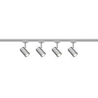 SCHIENENSYSTEM 218/5/3 cm   - Titanfarben/Nickelfarben, Basics, Kunststoff (218/5/3cm)