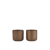ÜBERTOPF - Kupferfarben, Basics, Keramik (13,5/13,5/12,5cm)