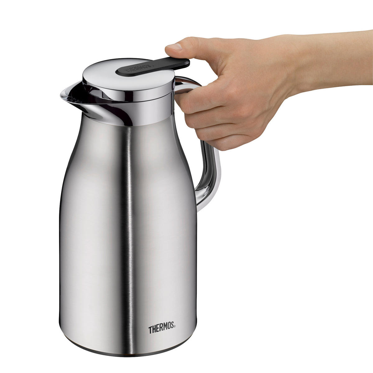ISOLIERKANNE CENTURY 1 L  - Silberfarben, MODERN, Metall (1.0l)