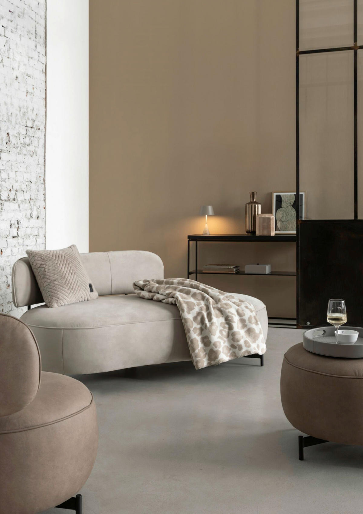 DEKA, bavlna, 150/200 cm - šedobéžová, Lifestyle, textil (150/200cm) - Joop!