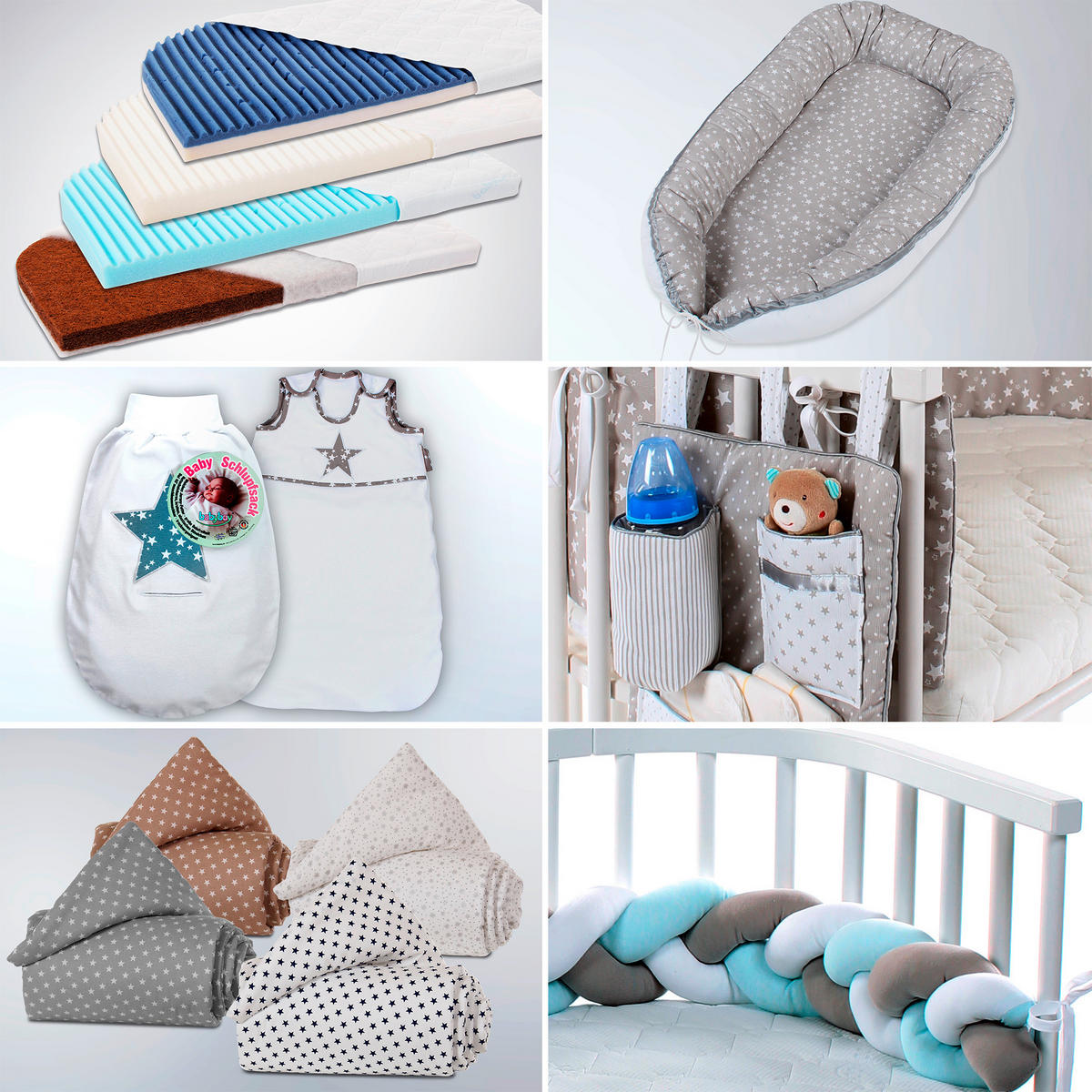 BEISTELLBETT 110/62/96,50 cm  - Grau, Basics, Holz (110/62/96,50cm) - Babybay