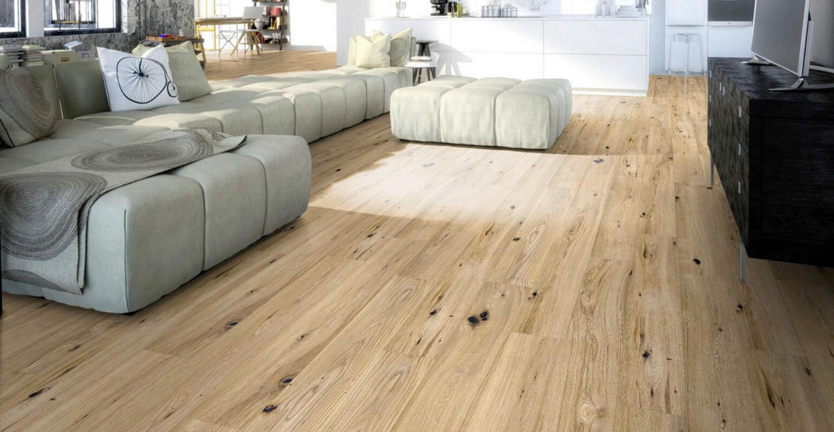 KORKBODEN KORK ECOPRINT EICHE ANTIQUE 1164X194X8,5mm  per  m² - Cognac, Basics, Naturmaterialien/Holz (116,4/19,4/0,85cm)