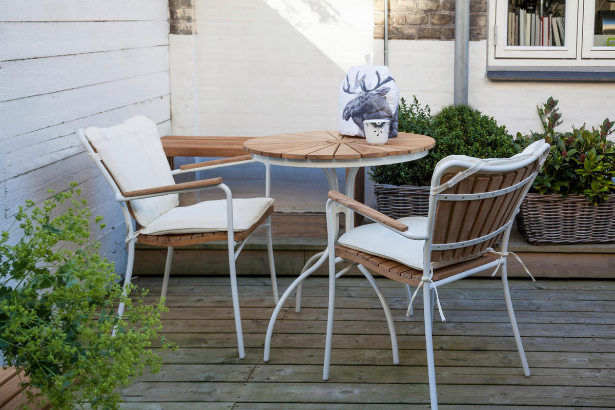 STUHLKISSEN   51/83/4 cm  - Sandfarben, Natur, Kunststoff (51/83/4cm) - Gardenson