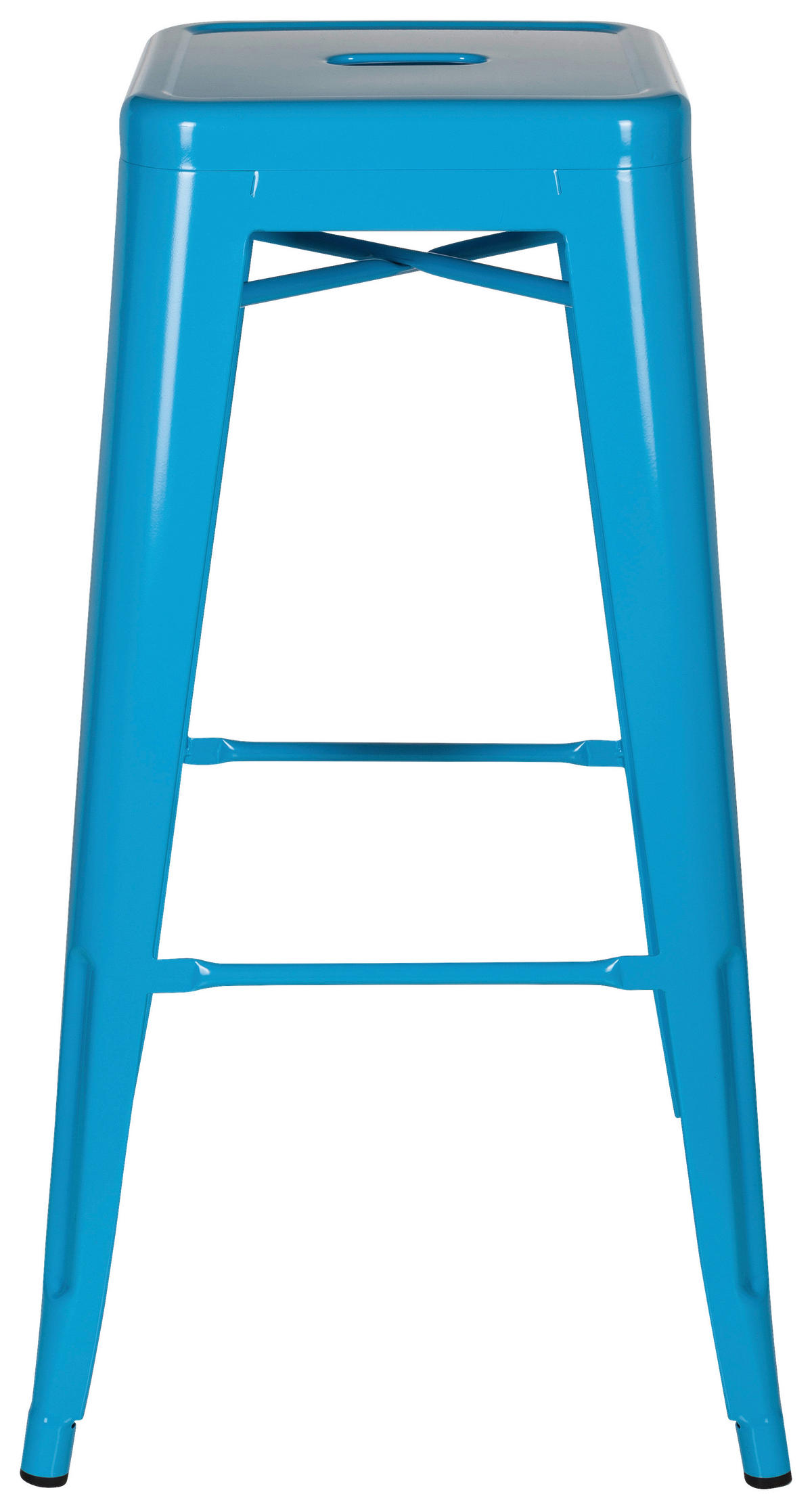 BARHOCKER in Hellblau  - Hellblau, Basics, Metall (44/77/44cm) - MID.YOU
