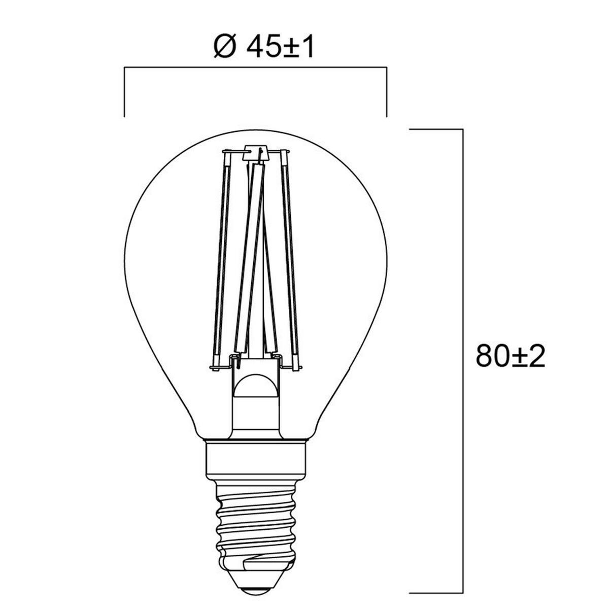 LED FILAMENT IZZÓ   E14  - Basics (4.5/8cm)