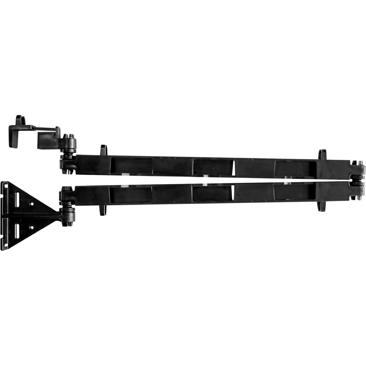 KABELKANAL  in Schwarz  - Schwarz, Basics, Kunststoff/Metall (3,05/12,6/30,5cm) - HKT