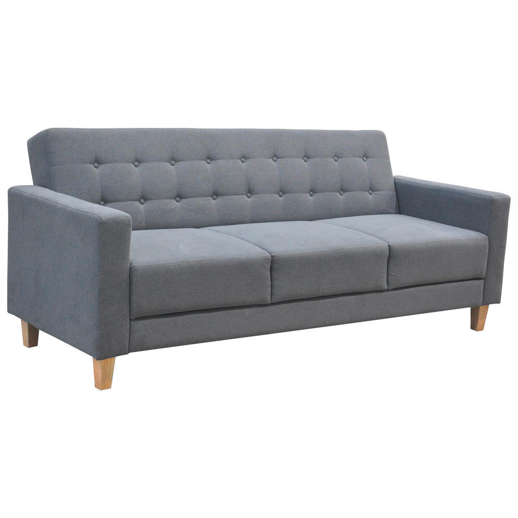 3-sitzer-sofa Mit Schlaffunktion Levi Grau