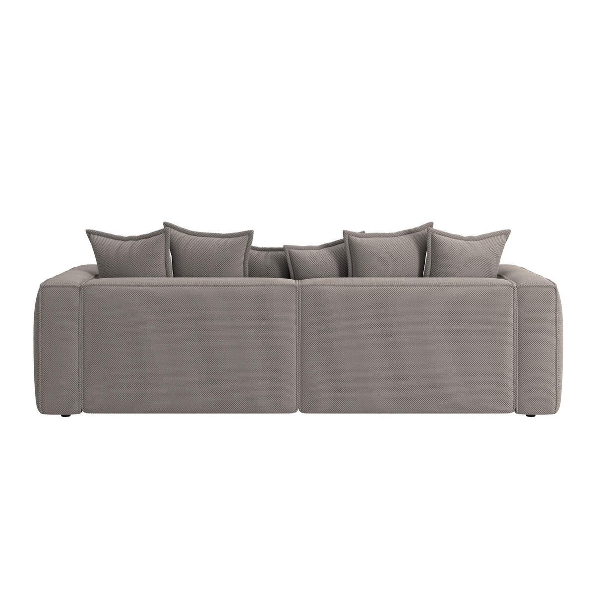 BIGSOFA in Mikrofaser Grau  - Grau, Modern, Textil (280/72/109cm) - MID.YOU