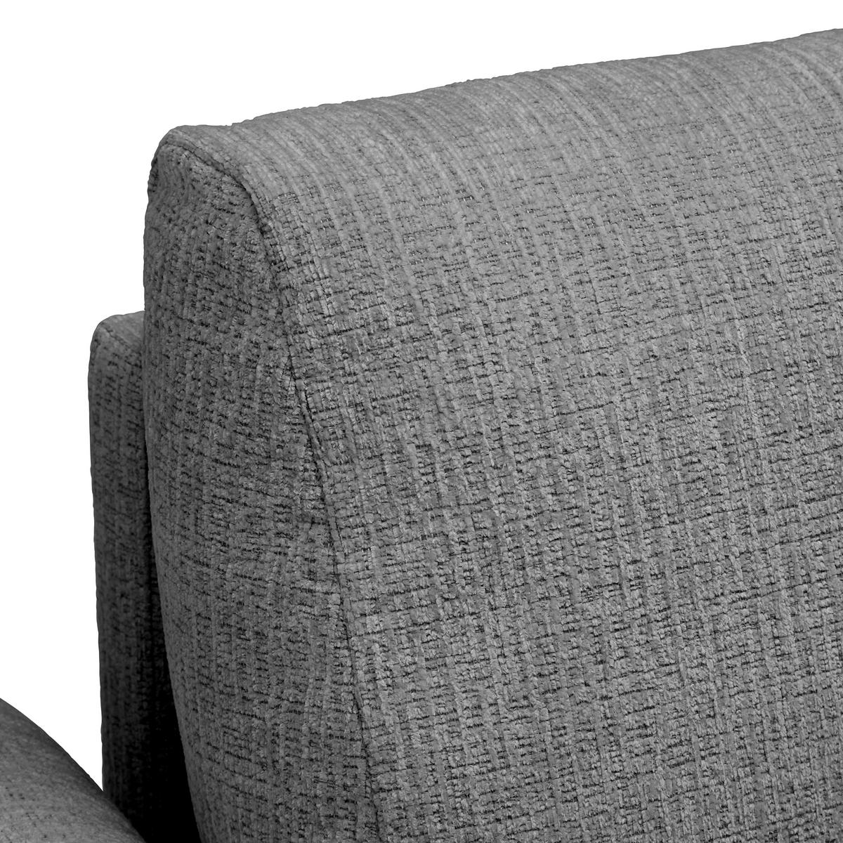 2-SITZER-SOFA in Webstoff Anthrazit  - Eichefarben/Anthrazit, Modern, Holz/Textil (150/85/92cm) - MID.YOU