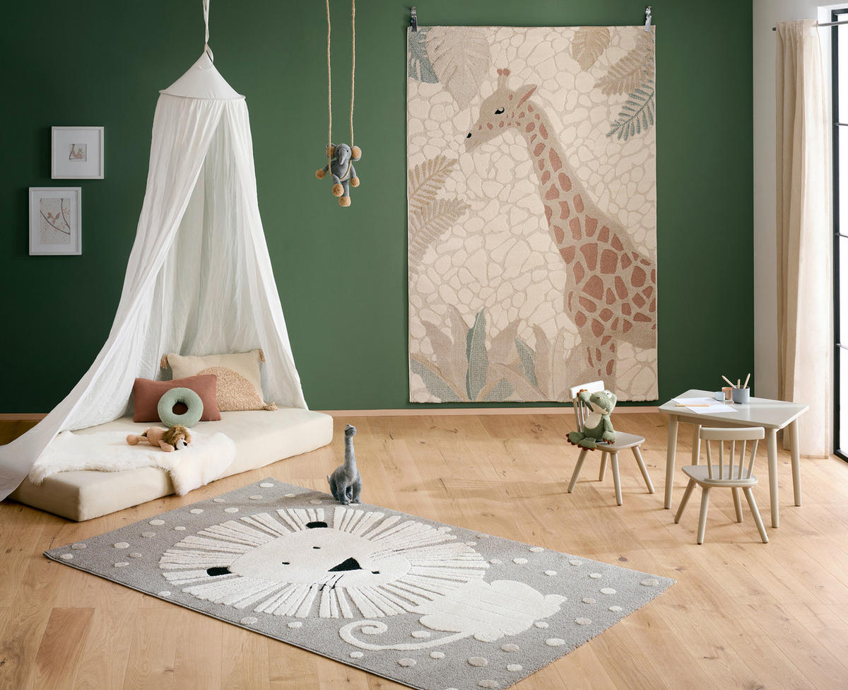 DĚTSKÝ KOBEREC, 80/150 cm, šedá - šedá, Trend, textil (80/150cm) - Ben'n'jen