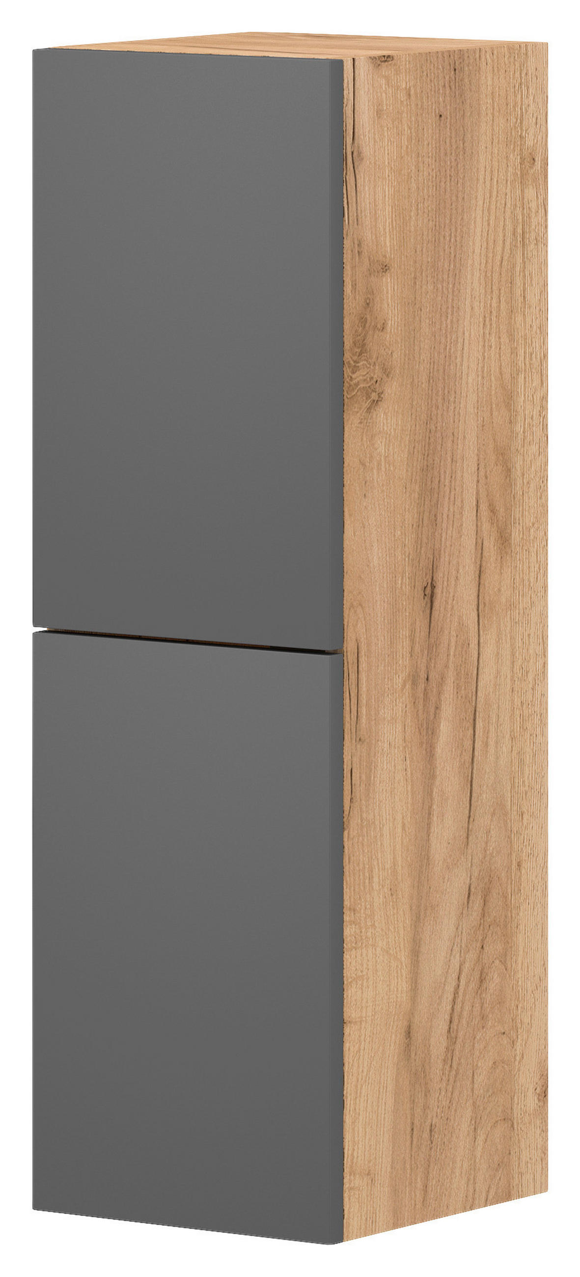 HÄNGEELEMENT in Graphitfarben, Eschefarben   - Eschefarben/Graphitfarben, Design, Holzwerkstoff/Kunststoff (42/80/18-26,5cm) - MID.YOU