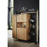 HIGHBOARD 129,3/158/41,1/28 cm - Eichefarben/Schwarz, Natur, Glas/Holz (129,3/158/41,1/28cm) - Valnatura HIGHBOARD 129,3/158/41,1/28 cm - Eichefarben/Schwarz, Natur, Glas/Holz (129,3/158/41,1/28cm) - Valnatura