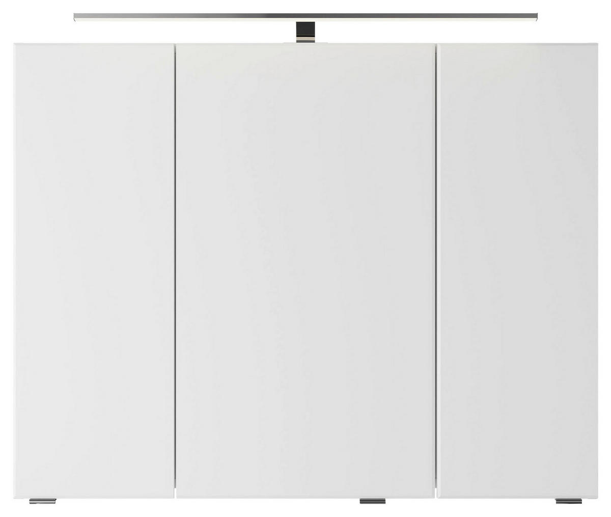 SPIEGELSCHRANK 90/70,3/14,5 cm  - Chromfarben/Weiß, KONVENTIONELL, Glas/Holzwerkstoff (90/70,3/14,5cm) - Pelipal