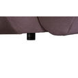 BIGSOFA  in Webstoff Flieder  - Flieder/Schwarz, KONVENTIONELL, Kunststoff/Textil (243/90,5/130cm) - Ambia Home