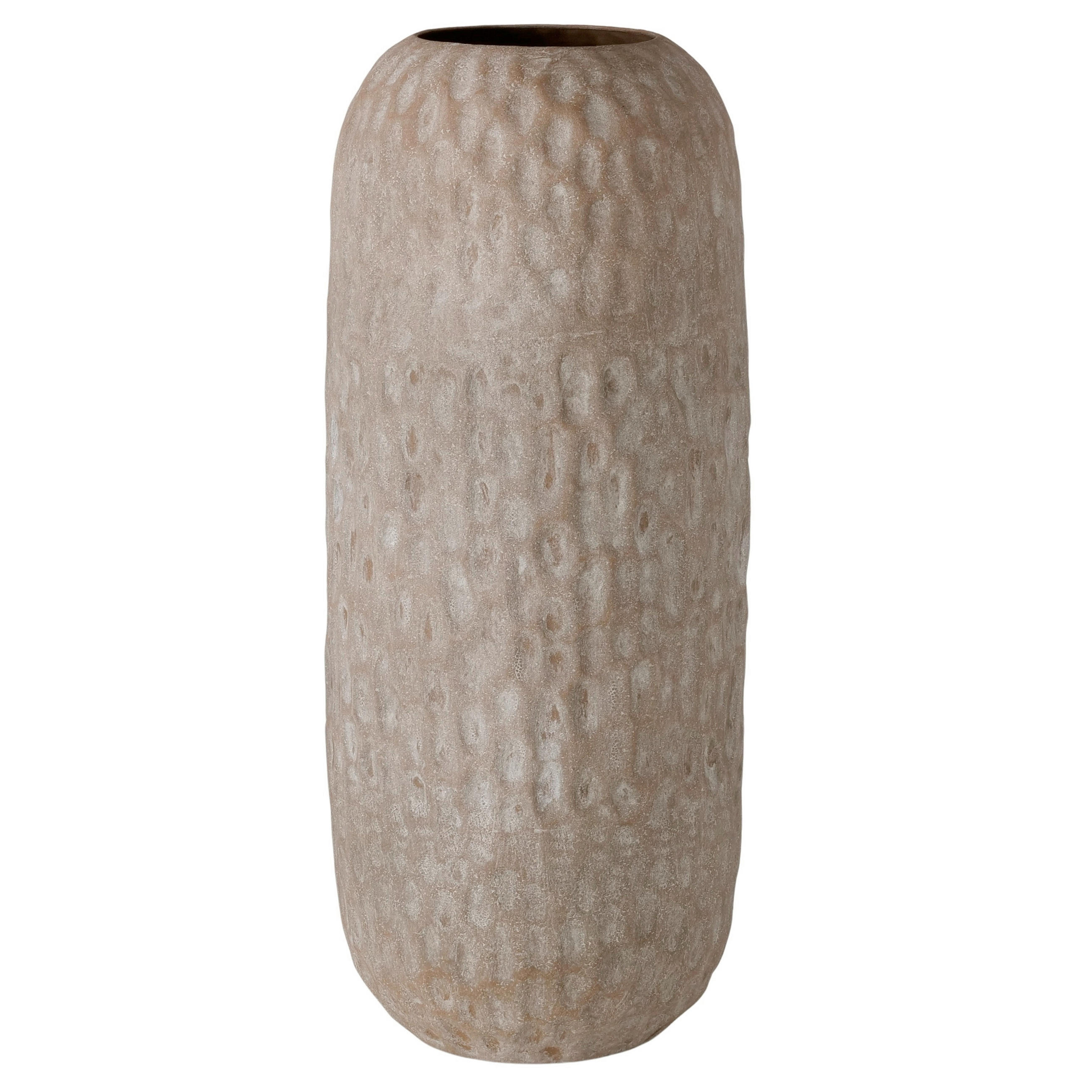 DEKOVASE  - Beige, Trend, Metall (51/21cm) - Ambia Home