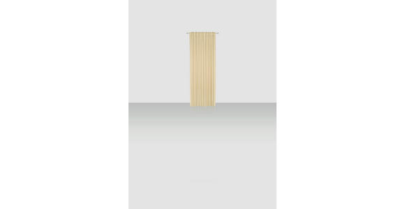 FERTIGVORHANG blickdicht  - Gelb, Basics, Textil (140/255cm) - Novel