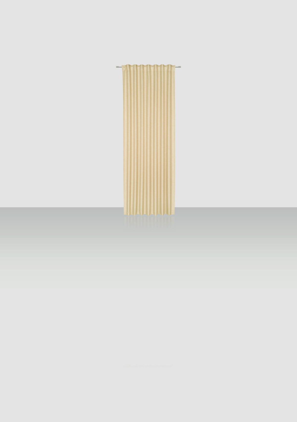 HOTOVÝ ZÁVĚS, neprůsvitné, 140/255 cm - žlutá, Basics, textil (140/255cm) - Novel