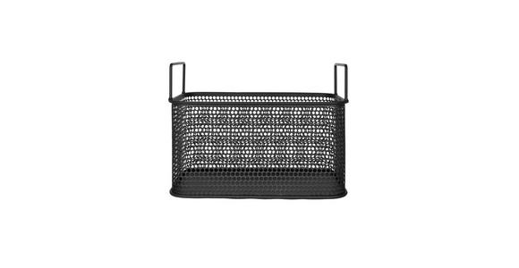 AUFBEWAHRUNGSKÖRBCHEN    25/16/18 cm  - Schwarz, Basics, Metall (25/16/18cm) - Ambia Home