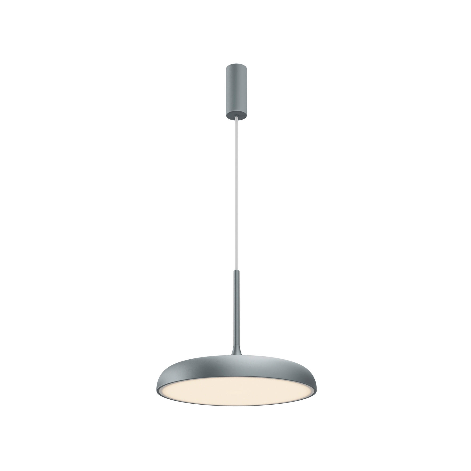 PENDELLEUCHTE Gerhard 40/347 cm  - Grau, Design, Metall (40/347cm) - MAYTONI