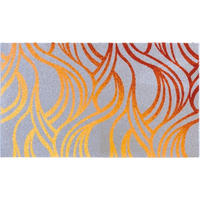BADEMATTE Orange 60/100 cm  - Orange, Design, Kunststoff/Textil (60/100cm) - Grund