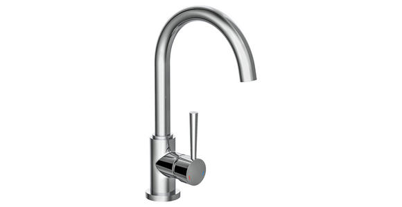 KÜCHENARMATUR - Chromfarben, Basics, Metall (22/34/6cm) - Xora