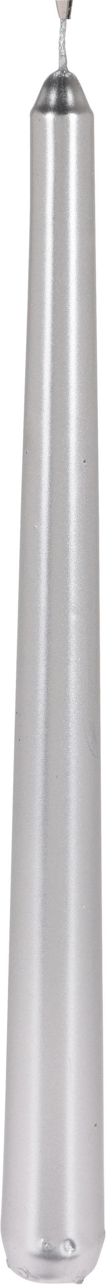 DLOUHÁ SVÍČKA - barvy stříbra, Basics (2,1/2,1/25cm)