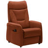 FERNSEHSESSEL  mit Relaxfunktion, Aufstehhilfe Mikrofaser Rostfarben  - Rostfarben/Schwarz, KONVENTIONELL, Textil (78/108/90cm) - Hukla