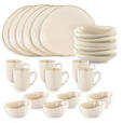 KOMBISERVICE AQUA SABBIA 24-teilig  - Beige, Trend, Keramik - Novel
