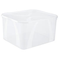 DOBOZ TETŐVEL 42/35,1/23 cm  - natúr, Konventionell, műanyag (42/35,1/23cm) - Rotho