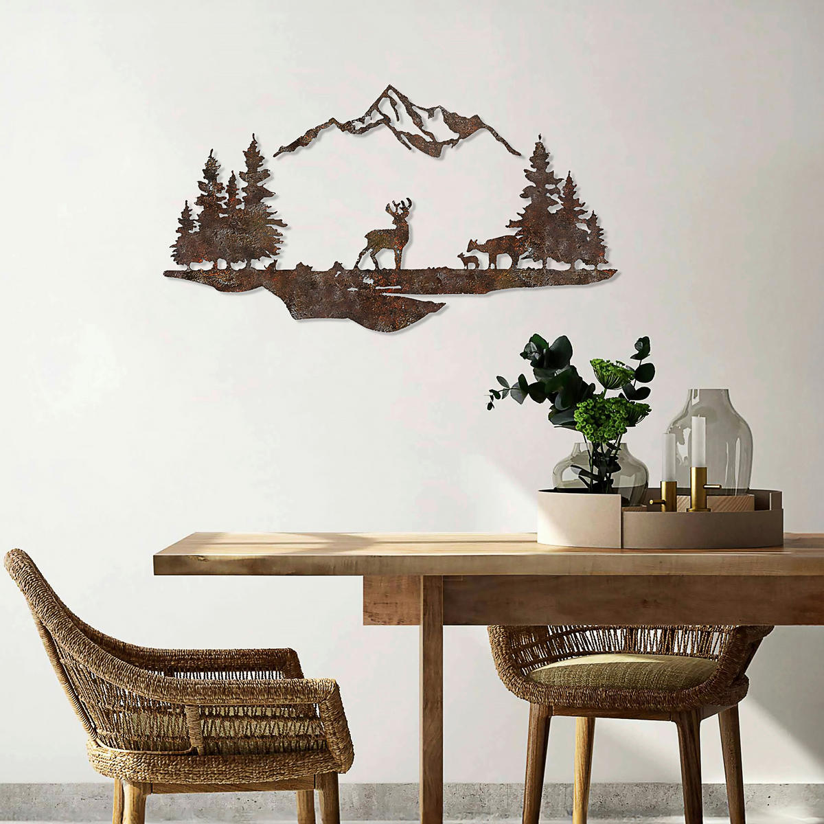 METALLBILD  - Bronzefarben, Basics, Metall (38/70cm)