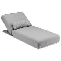 SONNENLIEGE 90/33/213 cm  - Silberfarben/Grau, Basics, Textil/Metall (90/33/213cm) - Kettler