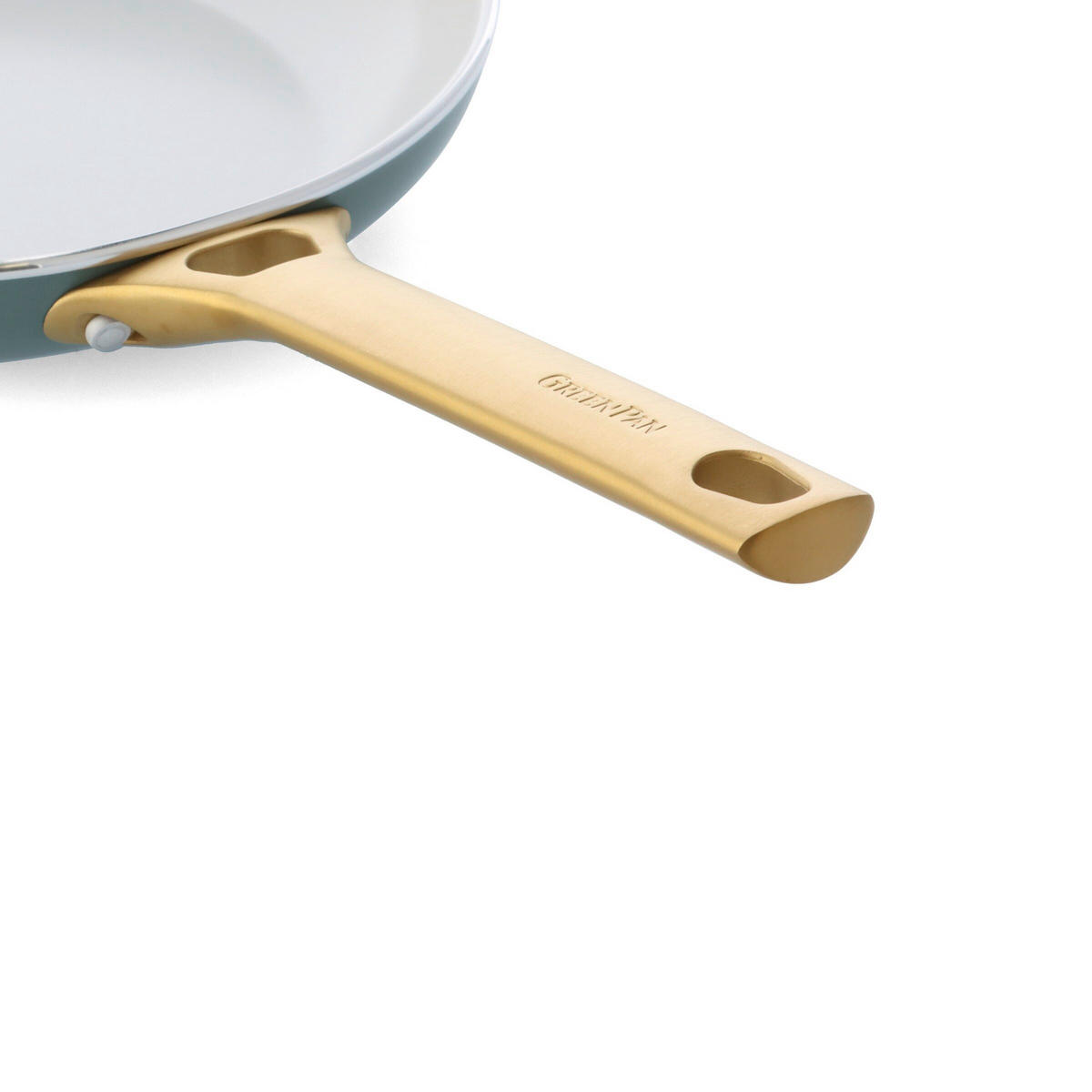 PFANNENSET Padova Reserve Aluminium, Edelstahl 2-teilig  - Goldfarben/Weiß, Basics, Metall (26 & 30cm) - GreenPan