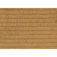 ECKSOFA Currygelb Cord, Velours  - Currygelb/Schwarz, Design, Kunststoff/Textil (155/243cm) - Xora