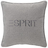 KISSENHÜLLE E-Signature  - Grau, Basics, Textil (45/45cm) - Esprit