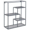 WANDREGAL 50/60/18 cm  - Dunkelgrau, Basics, Metall (50/60/18cm) - home24